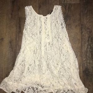 Lace tank top